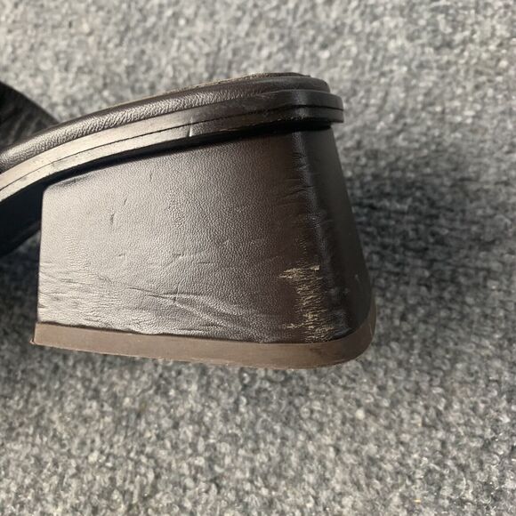 Paloma Wool Thong Sandals Moon Moon Leather Brown Blue Size 41 EU / 10.5 US - Picture 7 of 13